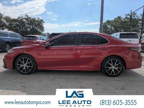 Red 2023 Toyota Camry SE