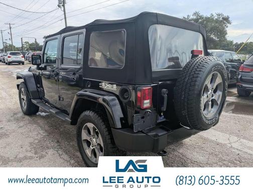 Black Clearcoat 2018 Jeep Wrangler JK Unlimited Sahara