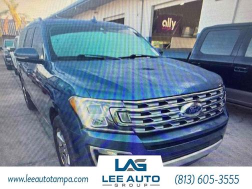 Blue 2019 Ford Expedition Max Limited