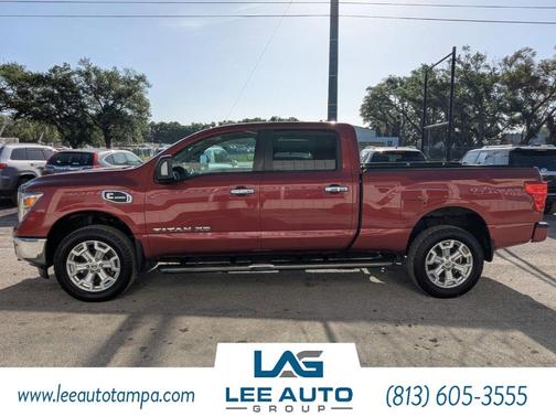 Red 2018 Nissan Titan XD SV