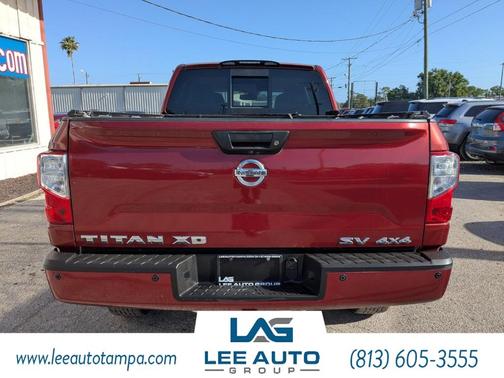 Red 2018 Nissan Titan XD SV