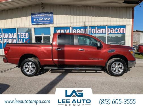 Red 2018 Nissan Titan XD SV