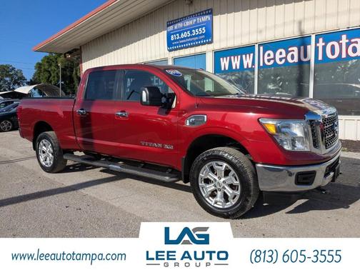 Red 2018 Nissan Titan XD SV