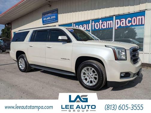 White Diamond Tri-Coat 2015 GMC Yukon XL 1500 SLT