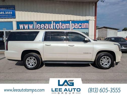 White Diamond Tri-Coat 2015 GMC Yukon XL 1500 SLT