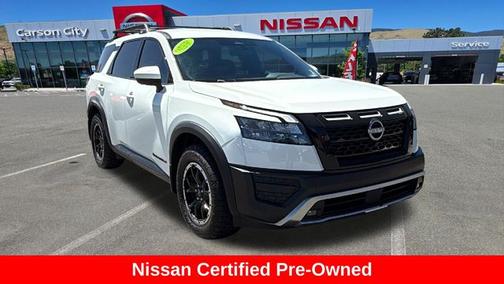 Glacier White 2024 Nissan Pathfinder Rock Creek