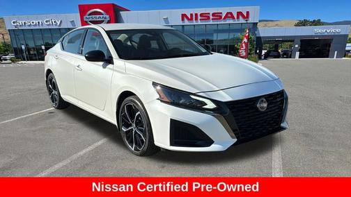 White 2025 Nissan Altima SR