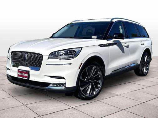 PRISTINE WHITE MET 3C 2022 Lincoln Aviator Reserve AWD
