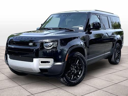 Santorini Black Metallic 2025 Land Rover Defender 130 P300 S