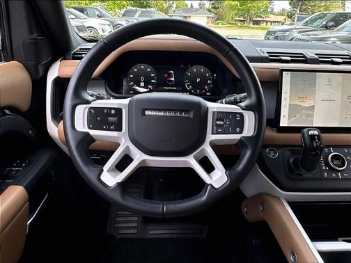 Santorini Black Metallic 2025 Land Rover Defender 130 P300 S