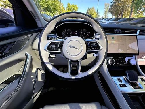 Ostuni Pearl White 2023 Jaguar F-PACE S P250 AWD Automatic