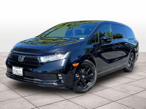 Crystal Black Pearl 2023 Honda Odyssey Sport