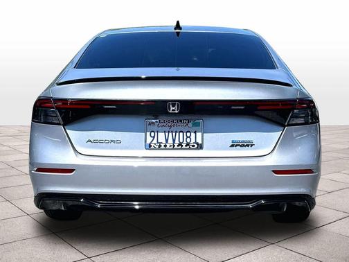 Solar Silver Metallic 2024 Honda Accord Hybrid Sport-L