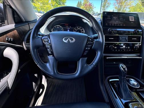 Moonstone White 2022 INFINITI QX80 PREMIUM SELECT AWD