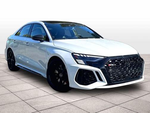 Glacier White Metallic 2024 Audi RS 3 TFSI quattro S tronic