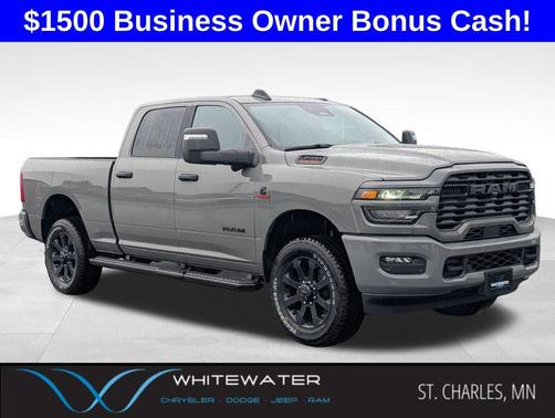 Ceramic Gray Clearcoat 2026 RAM 3500 Big Horn Crew Cab 4x4 6'4' Box