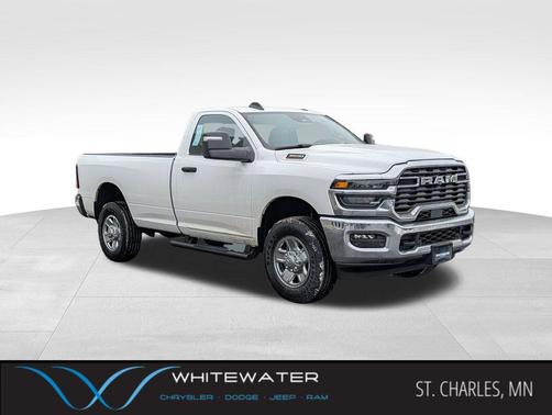 Bright White Clearcoat 2026 RAM 3500 Tradesman Regular Cab 4x4 8' Box