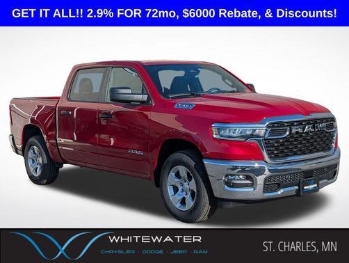 Molten Red Pearlcoat 2026 RAM 1500 Big Horn/Lone Star