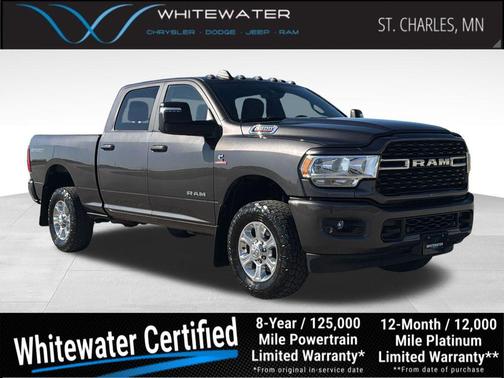 Granite Crystal Metallic Clearcoat 2024 RAM 2500 Big Horn Crew Cab 4x4 6'4' Box