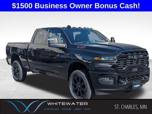 Diamond Black Crystal Pearlcoat 2026 RAM 2500 Big Horn Crew Cab 4x4 6'4' Box