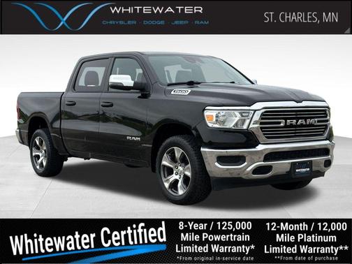 Diamond Black Crystal Pearlcoat 2023 RAM 1500 Laramie