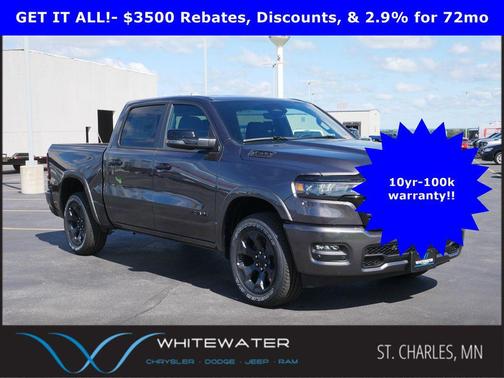 Granite Crystal Metallic Clearcoat 2026 RAM 1500 Big Horn/Lone Star