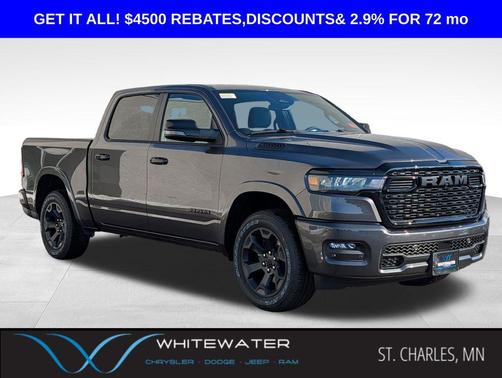 Granite Crystal Metallic Clearcoat 2026 RAM 1500 Big Horn/Lone Star