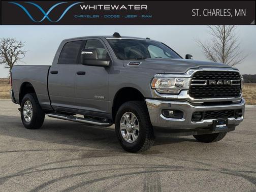 Billet Silver Metallic Clearcoat 2024 RAM 2500 Big Horn Crew Cab 4x4 6'4' Box