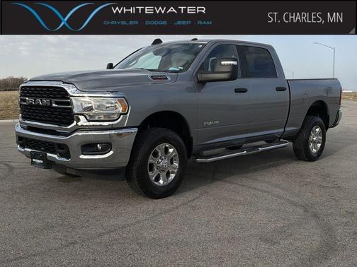 Billet Silver Metallic Clearcoat 2024 RAM 2500 Big Horn Crew Cab 4x4 6'4' Box