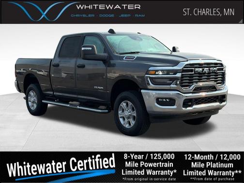 Granite Crystal Metallic Clearcoat 2025 RAM 2500 Big Horn Crew Cab 4x4 6'4' Box