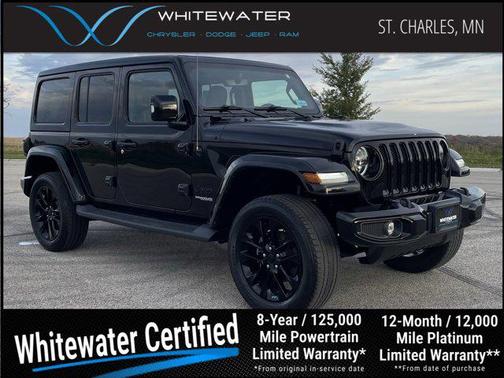 Black Clearcoat 2022 Jeep Wrangler Unlimited High Altitude 4x4