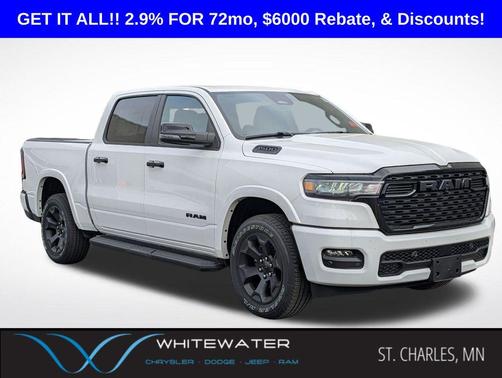 Bright White Clearcoat 2026 RAM 1500 Big Horn/Lone Star
