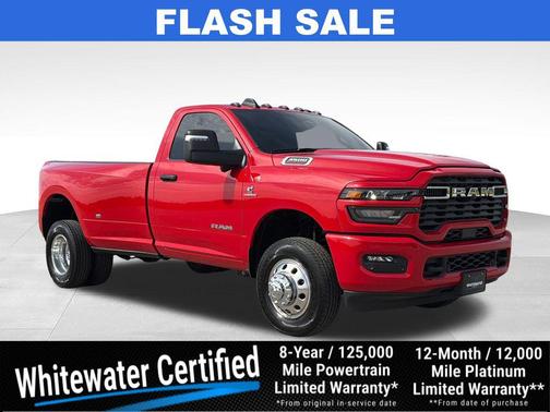Flame Red Clearcoat 2026 RAM 3500 Big Horn Regular Cab 4x4 8' Box