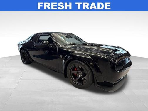 Pitch Black Clearcoat 2021 Dodge Challenger SRT Super Stock