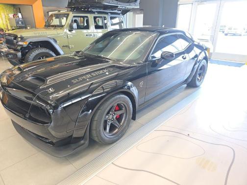 Pitch Black Clearcoat 2021 Dodge Challenger SRT Super Stock