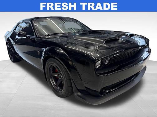 Pitch Black Clearcoat 2021 Dodge Challenger SRT Super Stock