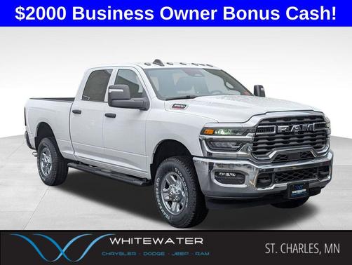 Bright White Clearcoat 2026 RAM 3500 Tradesman Crew Cab 4x4 6'4' Box