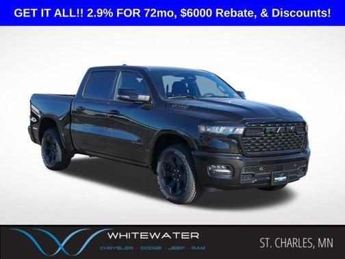 Diamond Black Crystal Pearlcoat 2026 RAM 1500 Big Horn/Lone Star
