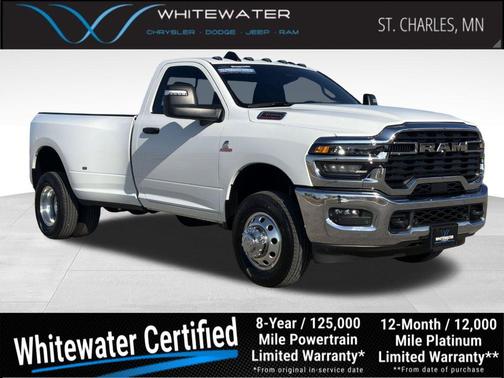 Bright White Clearcoat 2026 RAM 3500 Big Horn Regular Cab 4x4 8' Box