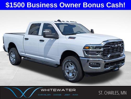 Bright White Clearcoat 2026 RAM 3500 Tradesman Crew Cab 4x4 6'4' Box