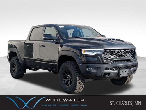 Diamond Black Crystal Pearlcoat 2026 RAM 1500 RHO Crew Cab 4x4 5'7' Box