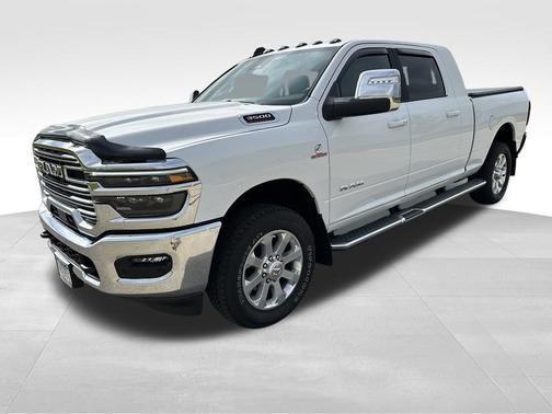 Bright White Clearcoat 2026 RAM 3500 Laramie Mega Cab 4x4 6'4' Box