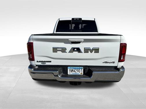 Bright White Clearcoat 2026 RAM 3500 Laramie Mega Cab 4x4 6'4' Box
