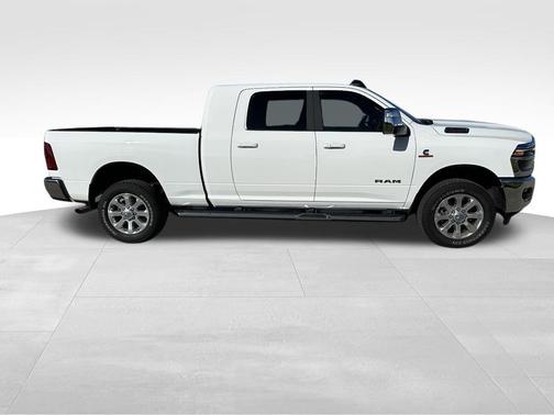 Bright White Clearcoat 2026 RAM 3500 Laramie Mega Cab 4x4 6'4' Box