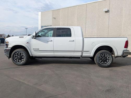 Bright White Clearcoat 2026 RAM 3500 Limited Mega Cab 4x4 6'4' Box