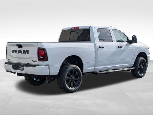 Bright White Clearcoat 2026 RAM 2500 Black Express Crew Cab 4x4 6'4' Box