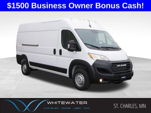 Bright White Clearcoat 2026 RAM ProMaster 2500 Tradesman Cargo Van