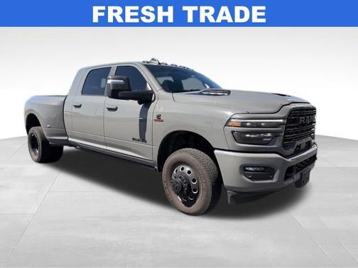 Ceramic Gray Clearcoat 2026 RAM 3500 Laramie Mega Cab 4x4 6'4' Box