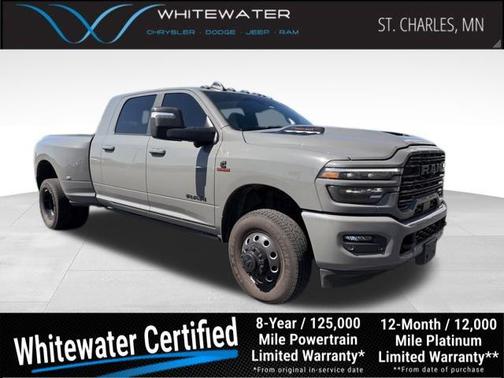 Ceramic Gray Clearcoat 2026 RAM 3500 Laramie Mega Cab 4x4 6'4' Box
