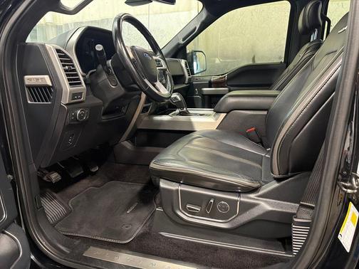 Shadow Black 2017 Ford F-150 Platinum